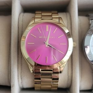Pink Michael Kors watch